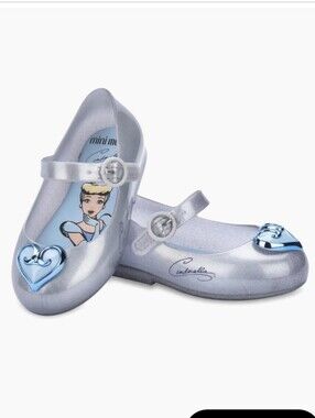 NIB Mini Melissa Cinderella Flats Sz 11